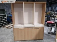 Large Office Bookshelf Cabinet Unit