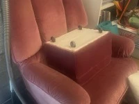 Armchair & foot stool