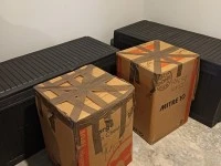 Vege Pod no dirt, 1 rebounder, 2 x large boxes, 1 x tree case, 2 x kes...