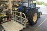 Iseki Tractor including rear tray