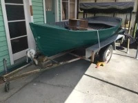 Small boat Clinker Dinghy for sale