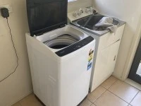 Single bed, Washing machine 6.5kg