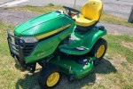 John Deere ride on lawn mower