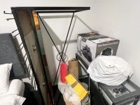 Large gas fire, large wine rack, 2 x med size motorcycles, 8 med size ...