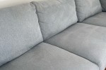 Nick Scali Sofa 2.5 seater & chaise - Arctic Blue