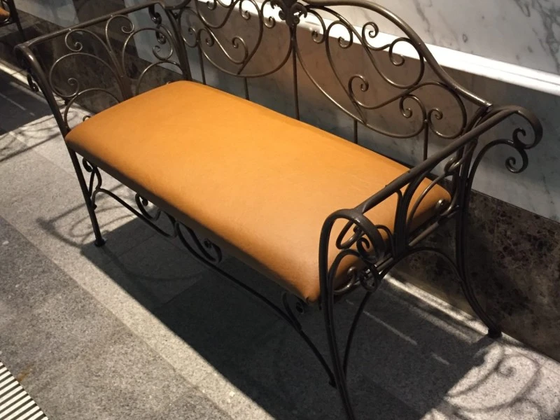 4 x wrought iron 2 seater couch