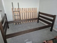 Harvey Norman Noah King Single Bunk Beds / Single beds x 2 Grey wash -...