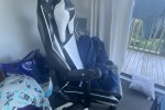 Queen bed and mattress, Queen bed and mattress, Fridge, Washing machin...