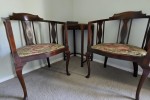 Two Chairs, Bedside table