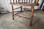 APRIL SALE >> Antique Spindle Back Arm Chair: Oak, or Elm and Ash