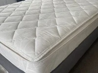 Queen bed - mattress and base medium
