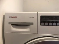 Bosch Avantixx washing machine and dryer with stacking kit with tray