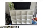 Cube storage shelves