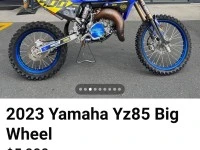 Motorcycle yamaha yz85