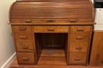 1930s Oak roll top desk