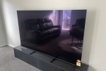 A queen bed, Three seater couch, a recliner chair, washing machine, 77...