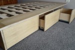 Single Bed Base with Drawers & Memory foam Mattress