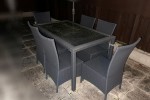 Office Desk Top, Office Desk Stand, Outdoor Table, 6 x Outdoor Chairs ...