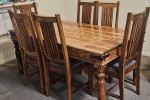 Dining table and chairs