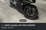 Motorcycle Yamaha R3
