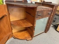 Old 1920s Antique Drinks Cabinet