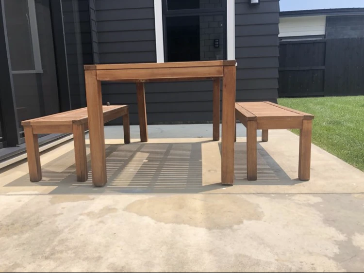Outdoor Table & Bench