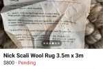 Nick Scali Wool Rug