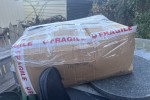 Guitar, Medium Suitcase, Fragile Box, Large Plastic Travel Bag #1 Thin...
