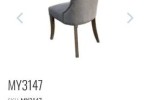 RFA Miami Dining Chair. Canvas + Oak. 16 available. PRICE REDUCTION!