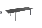 Nouveau Cuba Outdoor Extension Table Charcoal 2m-3m
