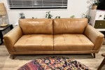 LUCA HENDRIX LEATHER 3 SEATER SOFA from Farmers