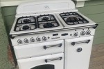 Falcon Rangemaster Classic 90cm electric oven with gas top RRP $10,160