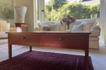 Solid oak coffee table