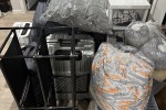 Plastic clothes drawer - mid 4 tier, 2 big luggage, 1 medium, 1 small,...