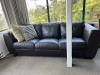 Leather couch 3 seater