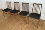 4x Jon Jansen Knifeblade chairs