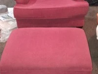 Chair and footstool