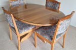 Danske Mobler rimu extendable dining table and 6 chairs