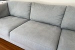 Nick Scali Sofa 2.5 seater & chaise - Arctic Blue