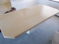 Marble solid dining table and 6 chairs