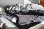 Double bed, Chest of drawers, Desk, Chair