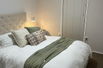 Queen Bed and frame, Tall boy