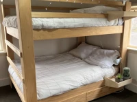 Double bunks and mattresses