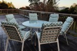 Outside table and chairs, Chairs stacksble (6)