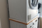 King bed, double bed, fridge, dryer, washing machine, l-shaped couch, ...