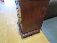 Teak 5 Drawer Tallboy