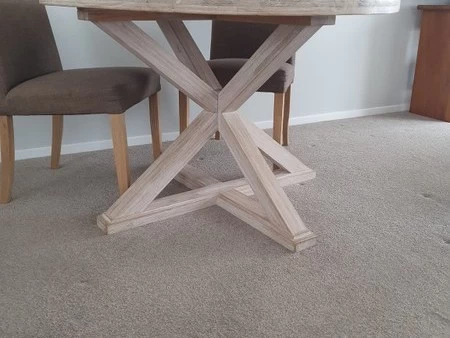Modern Round Dining Table with 4 chairs, https://www.trademe.co.nz/hom...
