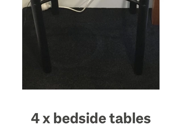 4 x bedside tables, Bedside table, Bedside tabke, Befside table