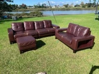 Leather couch