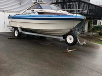 6m Fibreglass boat 1600kg on unlicenced trailer so requires to be tran...